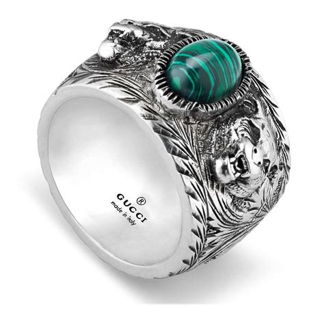 gucci garden ring mens|pre own gucci men ring.